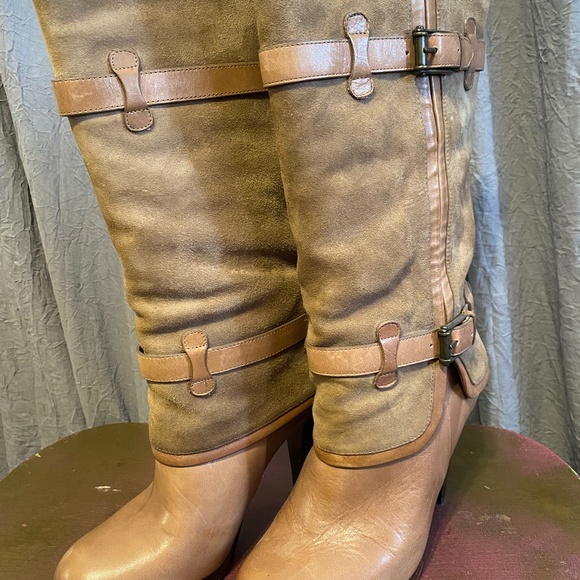 Cole Haan women’s heel suede boots - Picture 1 of 3